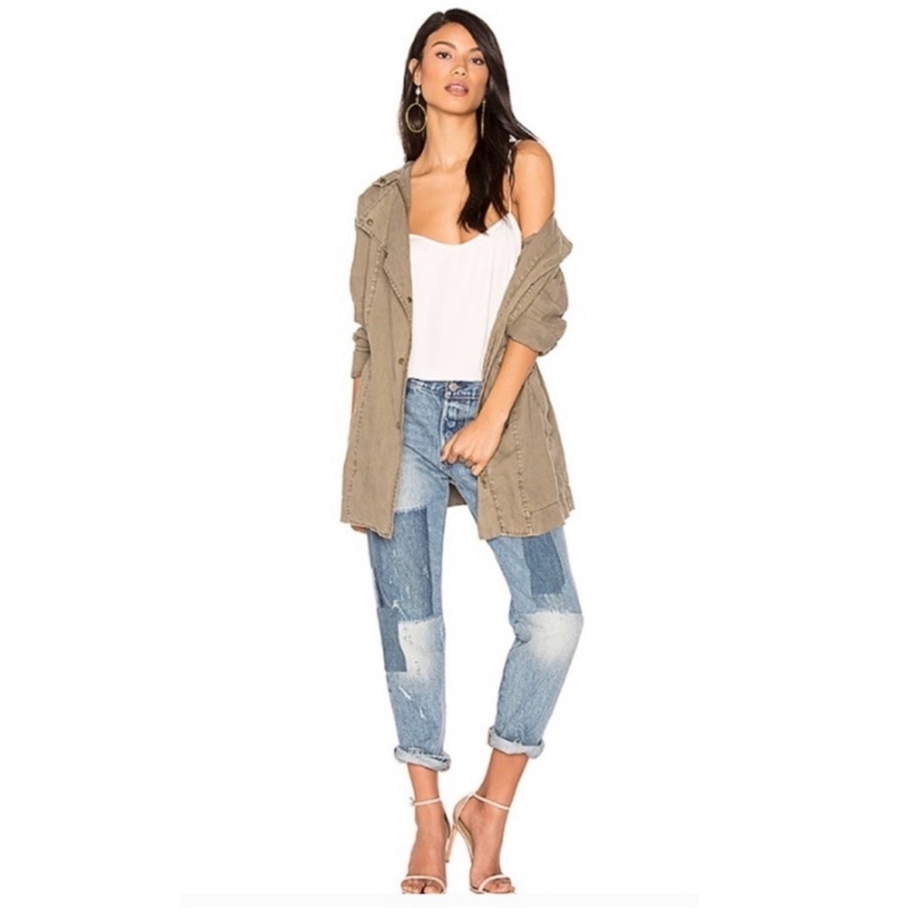 Michael Stars Linen Anorak Coat.